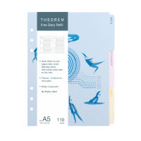 Theorem Set Refill free Diary A5  เนื้อในไดอารี่ แบบเติม ไม่ระบุปี