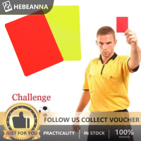 Hebeanna การ์ดฟุตบอลสีแดงและสีเหลืองบันทึกเกมฟุตบอลเครื่องมือผู้ตัดสินสำหรับนัดฟุตบอล