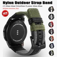 hengilcevwf494 Nylon Strap For Samsung Galaxy watch 3 4 5 pro 46mm band 22mm 20mm Watch Woven Nylon Band for Amazfit Band 20mm 22mm Wristband