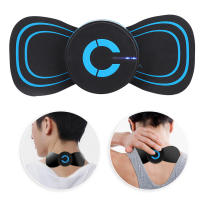 Mini Neck Massager แผ่นนวดปากมดลูกบรรเทาอาการปวด EMS Muscle Stimulator