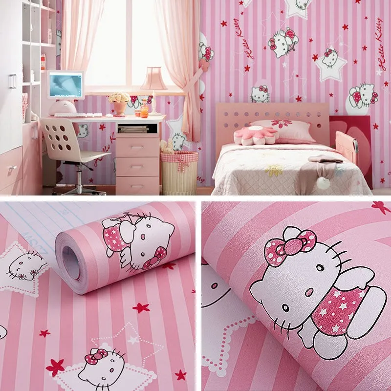 Giấy Dán Tường Hello Kitty đẹp là sự lựa chọn hoàn hảo để mang đến cho không gian của bạn vẻ đẹp ngọt ngào và sinh động. Với chất liệu chất lượng và thiết kế tinh tế, giấy dán tường sẽ làm cho căn phòng của bạn thêm phần cuốn hút và duyên dáng.