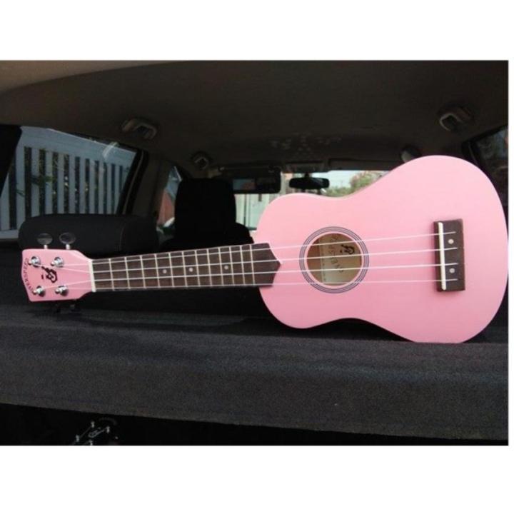 ukulele-อูคูเลเล่-ขนาด-21นิ้ว-สีชมพู