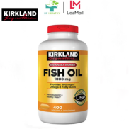 Viên uống Dầu cá Kirkland SignatureTM Omega-3 Fish oil 400 Viên nhập từ Mỹ