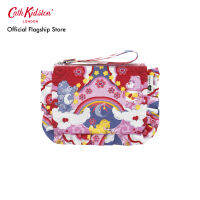 Cath Kidston Frill Wristlet Pouch Wish Big Pink Totebag Totebag กระเป๋าคล้องมือ กระเป๋าผ้า กระเป๋าสีชมพู กระเป๋าผ้าลายCare Bear กระเป๋าแคทคิดสตัน