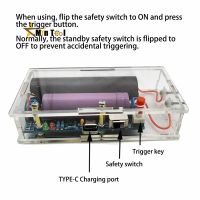 1000KV High Frequency DC High Voltage Arc Ignition Generator Inverter Boost Step-Up Type-C Interface Power Supply Electrical Circuitry  Parts