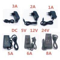 อะแดปเตอร์จ่ายไฟกระแสตรง5V 12V 24 V 24 V 1A ตัวแปลง2A 3A 5A 6A 8A DC 5 12 24 V ไฟส่องสว่างโวลต์ไดรเวอร์ LED อะแดปเตอร์โคมไฟแถบ