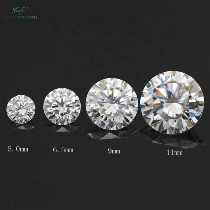 GRA Moissanite Diamond 4.0-6.0mm sparkling cut D GH IJ color VVS1 loose ...