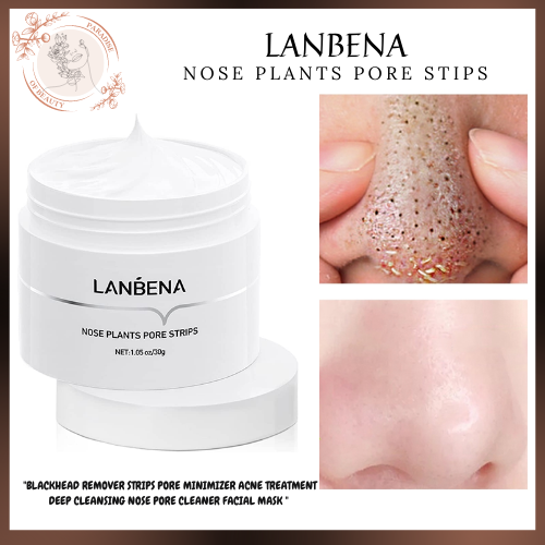 Lanbena Blackhead Remover Nose Mask Pore Strip Tearing Mask Peeling Acne Treatment Nasal Patch