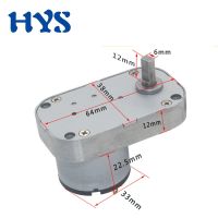 มอเตอร์เกียร์ดีซี Hys 12 V 24V ลดความเร็วไฟฟ้า55Rpm 95มอเตอร์รอบต่อนาที12 V โวลต์ไมโคร Dc12v ศิลปะมอเตอร์ล็อกจอดรถโลหะ6438-520