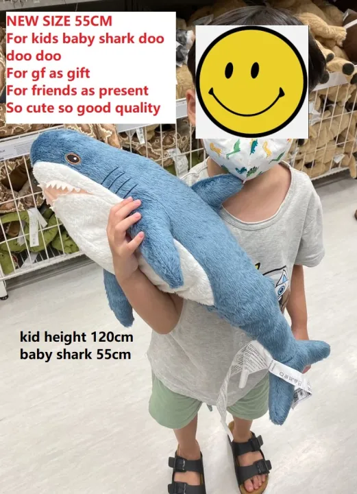 Permainan Kanak-kanak Ikan Jerung BLAHAJ big Baby Shark Toys Patung