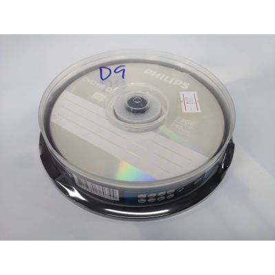 DVD+R DL PHILIPS 8.5GB 8XSPEED 240min. (10 DISCS)