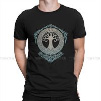 Tv Play Viking Yggdrasil Cotton T Shirt Harajuku Grunge MenS Tshirt O-Neck Men Tops