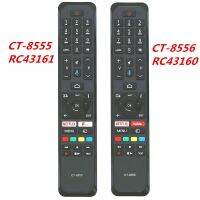 CT-8555 CT-8556 RC43161 RC43160ใหม่เสียงการควบคุมระยะไกลสำหรับโตชิบาสมาร์ททีวี58UA2B63 65UA2B63DB 55UA3A63DG Y8 65UA6B63DG