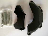 อลูมิเนียมรถจักรยานยนต์ฝาครอบเครื่องยนต์ Protector Fit สำหรับ Suzuki GSXR600 &amp; 750 2008-2014หนึ่งชุดพร้อมสลักเกลียว CNC Machined