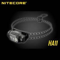 NITECORE ไฟฉายคาดศีรษะสำหรับตั้งแคมป์แบบ HA11,ไฟ LED ที่ใช้ในครัวเรือนไฟหน้าแบบถอดแบตเตอรี่ AA5ได้ไฟหน้ากลางแจ้ง