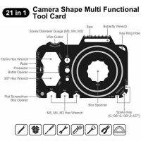 Multi Tool 12 In 1กระเป๋าใส่บัตรเครดิตบัตรเครื่องมือหลายชนิดเครื่องมือเฟือง EDC