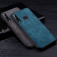 Premium PU Leathe Phone Case for Huawei P30 P40 Lite E Pro Plus P Smart 2021 Scratch Resistant Solid Color Protective Cover