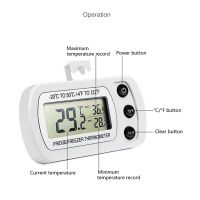 【hot】☏┅  Upgraded Refrigerator Fridge Thermometer Digital Freezer Room Max/Min Function Display