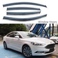 【CW】 Mondeo Vent 2013-2019 Car Styling Awnings Shelters Window Visors rain eyebrow Protector Exterior 4PCS/SET 2017