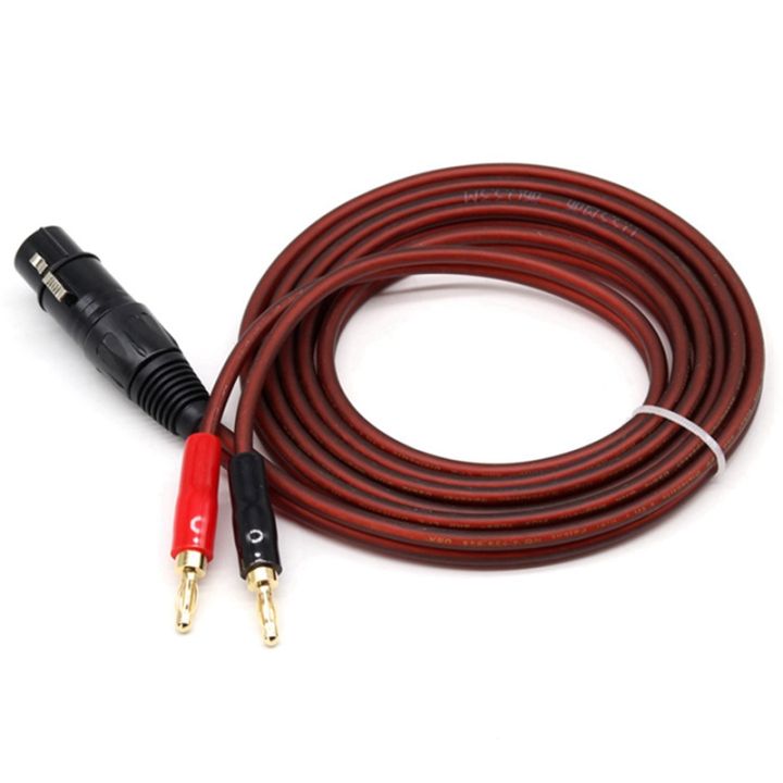 xlr-to-banana-speaker-cable-xlr-3-pin-dual-banana-plugs-audio-cable-gold-plated-4mm-plug-to-xlr3-pro-hifi