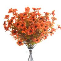 【YF】✵▥  Artificial Shrub Flowers Outdoor Garden Decoration Plastic Bouquet Thanksgiving Wedding