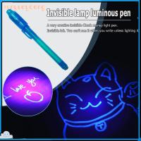 ปากกาเจลไฟส่องสว่างที่มองไม่เห็นแบบ2อิน1ปากกาเมจิกถอนเงินเช็ค UV