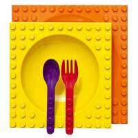 Placematix : PMT00774* ชุดจานอาหาร Kids 4 Piece Mealtime Set