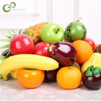 30pcs/lot simulation Artificial Fruits and Vegetables foam fruits children kids toys for Childrens education toys 3.5-5cm WYQ