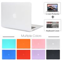 Frosted Laptop Case For Macbook Air 13 A2337 A1466 For Mac M1 Chip Pro 13 A2338 For Macbook Pro 14 16 Matte Protective Cover Cases Covers