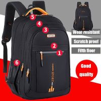 Mens Backpacks Oxford Waterproof Rucksack Business Computer Bag Casual Backpack Senior High School Student Schoolbag Large Capa