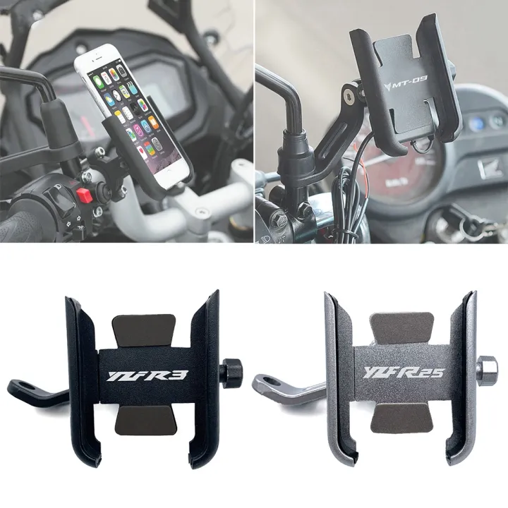 Motorcycle Handlebar Mobile Phone GPS Stand Bracket Support Holder For ...