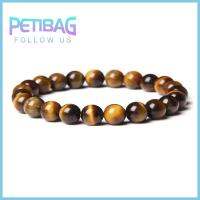 PETIBAG 8mm คะ สร้อยข้อมือพลอยคริสตัล ปรับได้ปรับได้ สีสันสดใส กำไลลูกปัดจักระ7 ของขวัญสำหรับเด็ก กระจกสำหรับผู้หญิง สร้อยข้อมือลูกปัดหิน สำหรับผู้หญิง