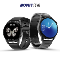 Monit Evo (ฟรี! ฟิล์มกันรอย 2 ชิ้น) สมาร์ทวอทช์สุขภาพ วัดความดัน &amp; ชีพจร หน้าจอ IPS พร้อมระบบสัมผัส