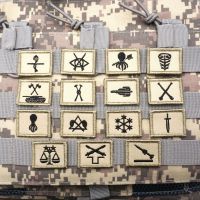 【CW】 logo Tactical Embroidered Patches  Badge with Backing for Clothing