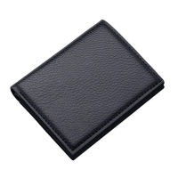 GDS Men S Ultra-Thin Small Leather Wallet ฝีมือดีสำหรับการเดินทางเพื่อธุรกิจ