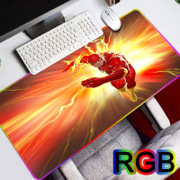 RGB LED Lighting Light The Flash Gaming Mousepad XL Large Mouse Pad Locking Edge Rubber Laptop DOTA2 Computer Gamer Play keyboard Mouse Mats Pad