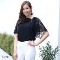 MIKIKO Blouse MI-B2243 พีชสกิน แขนยาว IGPU22-6