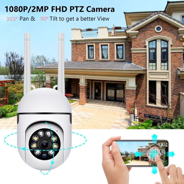 กล้องวงจรปิด-v380-pro-hd-1080p-กันน้ํา-เสียงสองทาง-infrared-night-vision-การตรวจจับการเคลื่อนไหว-360-ptz-control-cctv-camera-with-alarm-กล้องวงจรปิดระยะไกล