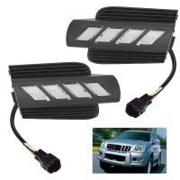 ไฟตัดหมอก IP67 2สีสำหรับ Lampu Jalan เวลากลางวัน2สีสำหรับ Toyota Prado 120 FJ120 LC120 03-09จำนวน2ชิ้น