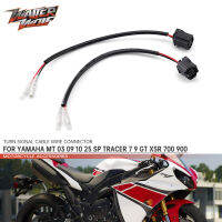 Hidupkan Penyambung Wayar Kabel Isyarat untuk ยามาฮ่า MT 03 09 10 SP Tracer 7 9 GT XSR 700 900 YZF R1 R6 Aksesori Motosikal MT09 MT07