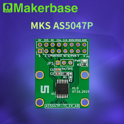 Makerbase AS5047P Doggo ODrive SimpleFOC Magnetic SPI ABI Encoder Adapter Board อิงจาก AS5047P-TSEKAB