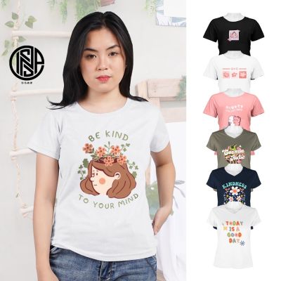 INSPI Tees Tshirt for Women Korean Top Trendy Tops Blouse T Shirt Tee Summer Beach Outfit 1