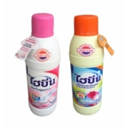 Bộ 1 chai Nước tẩy quần áo màu 600ml Hồng + 1 chai Nước tẩy quần áo trắng