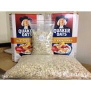 Nửa thùng Quaker Oats 1 minutes dạng cán dẹp 2.26kg