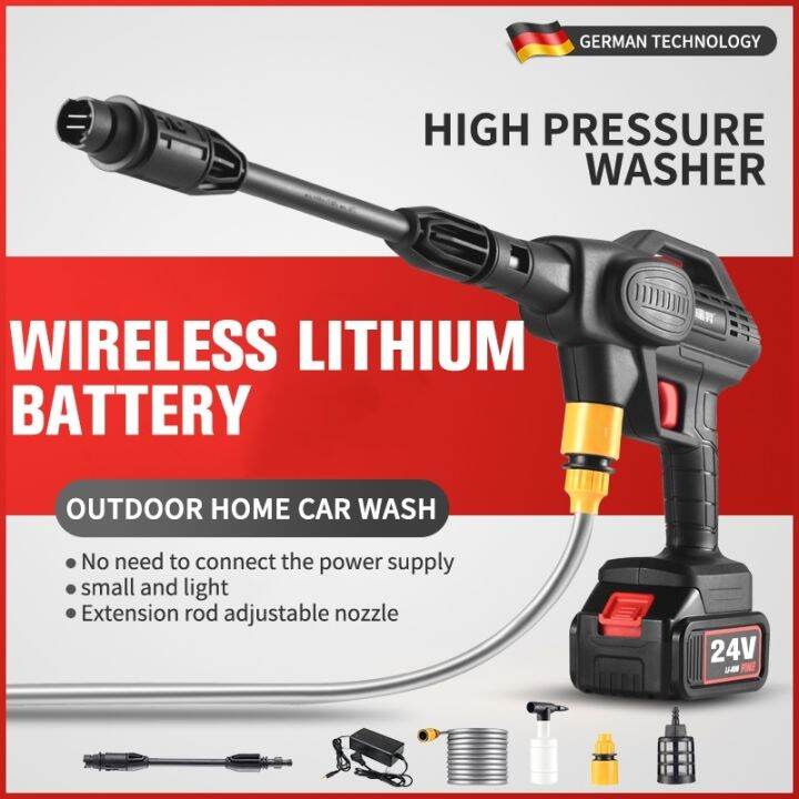 pressure washer portable car machine set cordless car wash spray gun