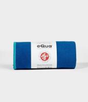 Manduka ผ้าปูทับเสื่อโยคะผืนเล็ก eQua® Hand Yoga Towel - Pacific Blue (16")