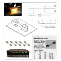 หลอดไส้ฟิวส์นักบินหลอดไฟพอดีวินเทจเกียร์ Marantz Sansui JVC Pioneer และหลาย Hi-Fi รับเสียง