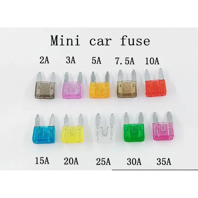 100PC 120PCS Motorcycle Car Fuse Set Medium Size Standard Blade Fuse