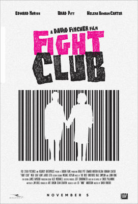 โปสเตอร์หนัง Fight Club 1999 รับทำ โปสเตอร์ติดผนัง ของแต่งบ้าน ของตกแต่งห้องนอน 77poster