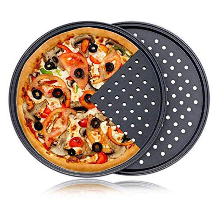 mesh-tray-bakeware-plate-dish-mould-deep-baking-tool-non-stick-pizza-pan-pizza-baking-pan